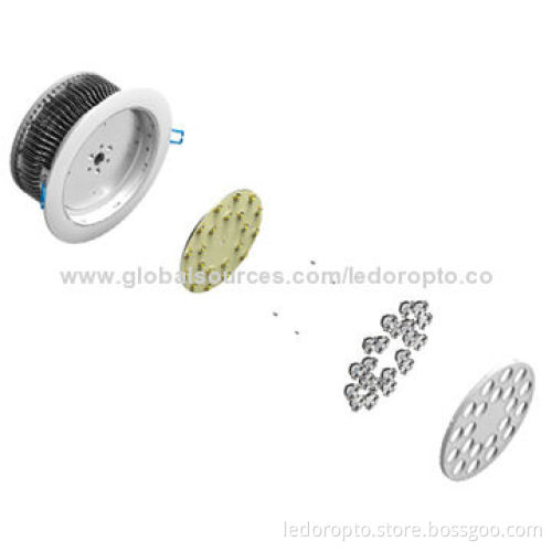 LD 21W LED Ceiling Light with 64 Pieces Aluminum Fins, Bridgelux/Epistar/Epileds Chips